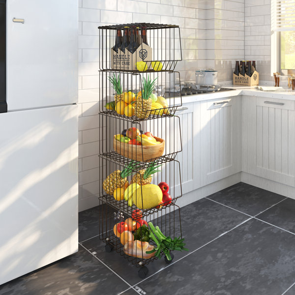 Prep & Savour Fruit Metal/Wire Basket Set & Reviews Wayfair